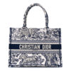 CHRISTIAN DIOR Canvas   Toile  Book Tote Blue.