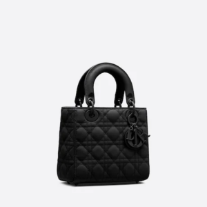 SMALL LADY DIOR MY  BAG Black  Calfskin.