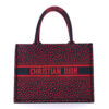CHRISTIAN DIOR Pop Heart I Love Paris Book Tote Red.