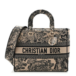 CHRISTIAN DIOR Toile   Lady D-Lite Blue.