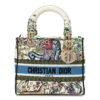 CHRISTIAN DIOR Canvas D-Constellation  Lady D-Lite Latte.